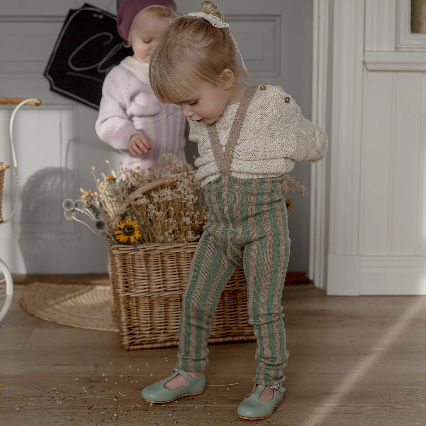 Footless cotton tights leggings